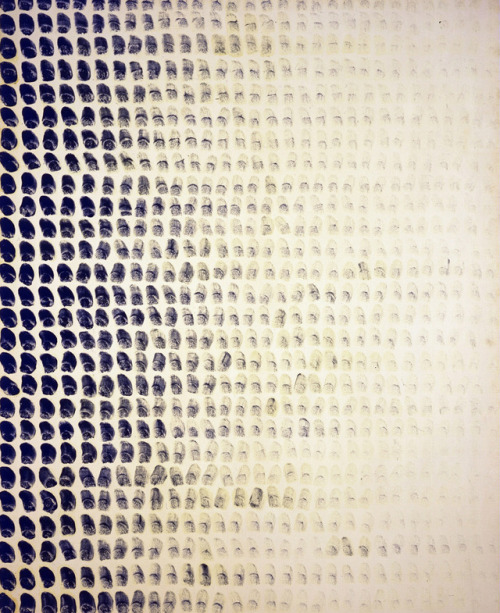 paintedout: Lee Ufan, From Point, 1973