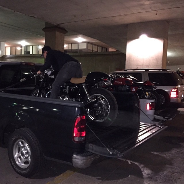 @motochopshop Loading up after the last day of the International Motorcycle Shows