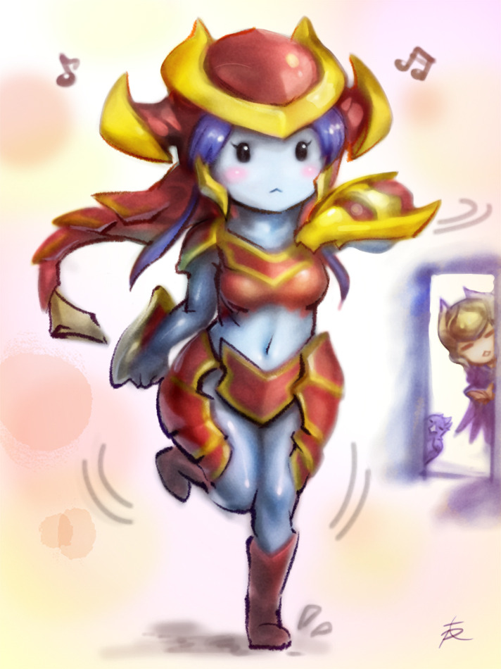 league-of-legends-sexy-girls:  I will dance in their ashes!!! by ptcrow