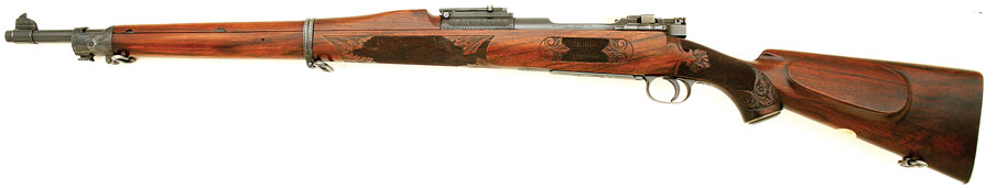 peashooter85:  Custom engraved Springfield Model 1903 National Match rifle by Griffin