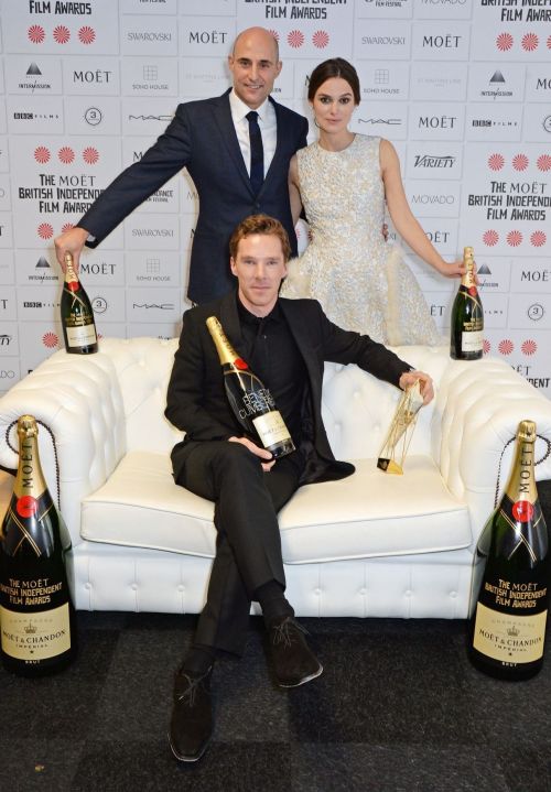 deareje: Benedict Cumberbatch and Sophie Hunter attend the Moet British Independent Film Awards 2014