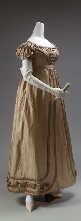 Dress, 1819–1823, European, silk (met)