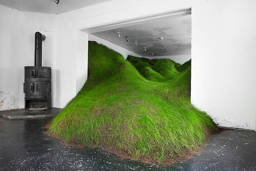homelimag:  &lsquo;Not Red but Green&rsquo; Art Installation by Per Kristian