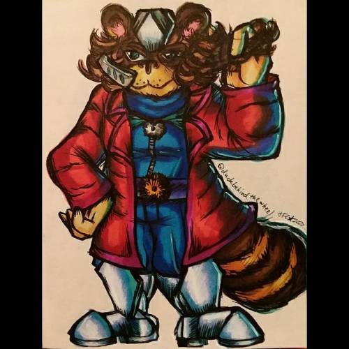 Rock Raccoon, the engineer of the group, has a lot going on for themself. Not only are they able to 