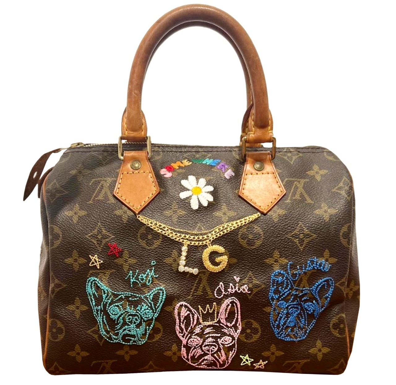 Custom Painted Louis Vuitton Speedy