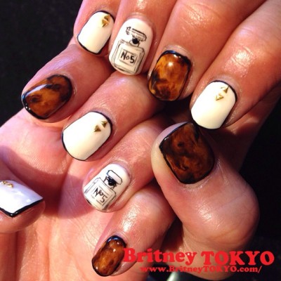 #5 #amber #nailart #BritneyTOKYO @yokoyokoso