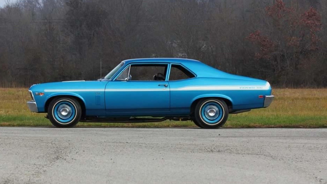 americabymotorcycle:  70 Chevy NOVA.