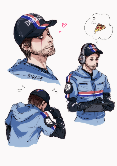 nireey:More AU pre-game porter Higgs doodles because why not :D