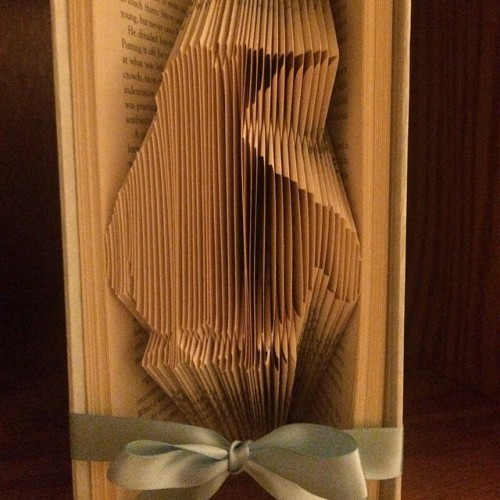instagram:  Transforming Old Books into New Art  For more lovely literary art, explore the #bookart and #booksculpture hashtags on Instagram.  Marlene Marques (@a_novel_idea21) spends up to four hours a day folding up and tearing through pages of old