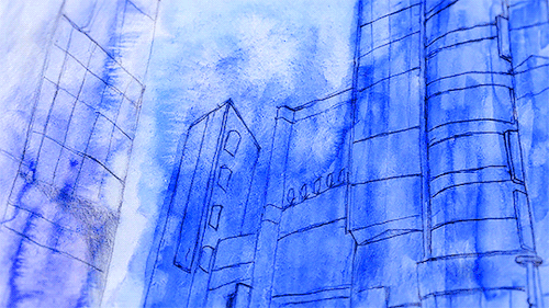 tritelei: How to describe that sleepy scene... calm yet not like in Shibuya.. Like the start of a ne