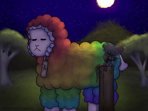 My Best Achievement In Modded Minecraft. Giving The Servers Inexplicably Giant Sheep A Nametag.
