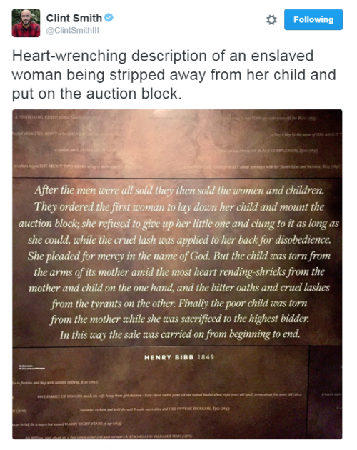 lilhotsausage:  bellaxiao:     The National Museum of African American History and Culture!  seeing that whip makes me angry af 😡   I’m gonna have to go. I’m probably gonna cry in there, but I'ma go.