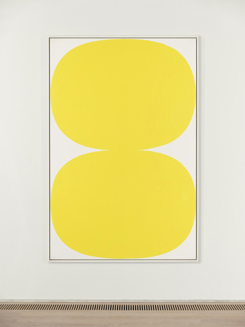 ELLSWORTH KELLY, Yellow White, USA, 1961. Oil on canvas. Fondation Beyeler. / Fondation Beyeler
