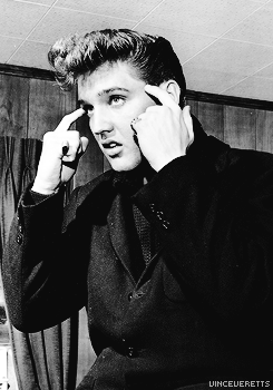 vinceveretts:  Elvis during a press conference