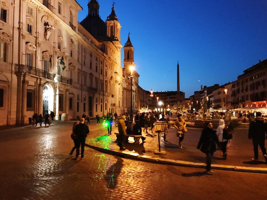 Piazza Navona by night Italy❤️, Roma, Roadtrip, Citylights by IDHIOTIS on EyeEm