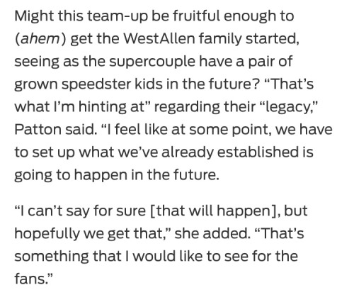 In MOTHER We Trust! Thank You Miss Candice Patton.