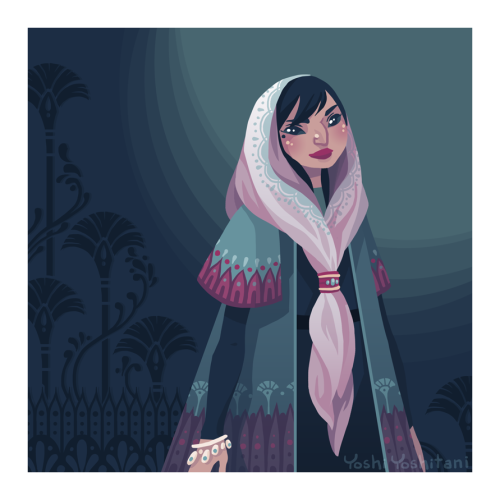 yoshiyoshitani:Another Palette Trio, this time inspired by Tehran Street fashion. Especially the coo
