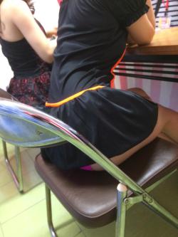 omg-upskirts:  A little lean Follow us: OMG! Upskirts! | BDSM Whipped Chat with real women on webcam free! No CC or email needed! 