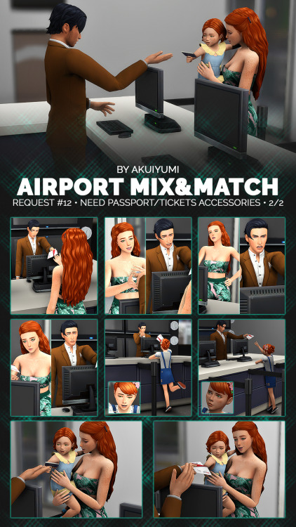 AIRPORT MIX &amp; MATCH POSES12 couple poses for adults2 poses for children2 couple poses for ad