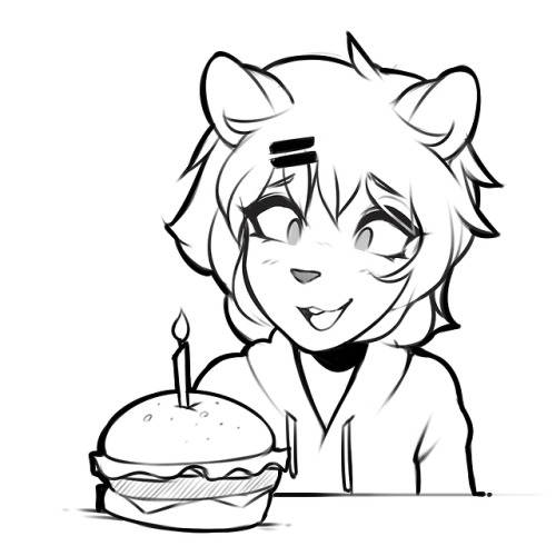 Go tell @mayuteruki happy birthday!!(also follow her, she’s a great artist!)