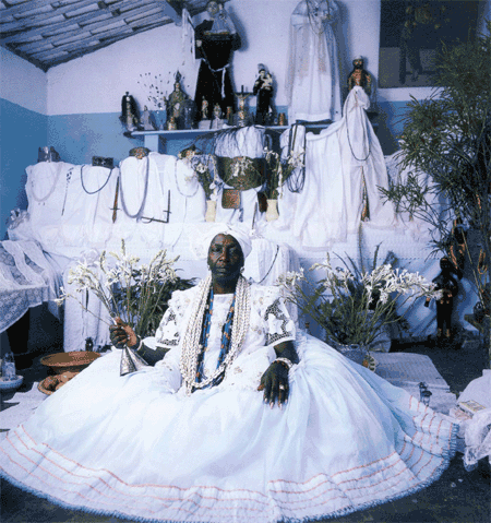 hoodoogardens:  Priestess of Yemaya/Iemanjá, of Candomblé in Bahia, Brazil by Phyllis Galembo