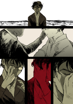 the-winnowing-wind:  pa-luis:    “I’ve never known myself as well as I know myself when I’m with him”- Hannibal comic I drew for fun..I recently finished it so with this comic I wanted to show Will’s character development through Hannibal’s