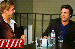 goslingsryan:  Mark Ruffalo &amp; Ryan Gosling → instant bromance 