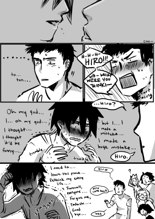 chxplicit:  we’re all hiro tbhalso im sorry. for the messiness, my handwriting, and this in general omfg 