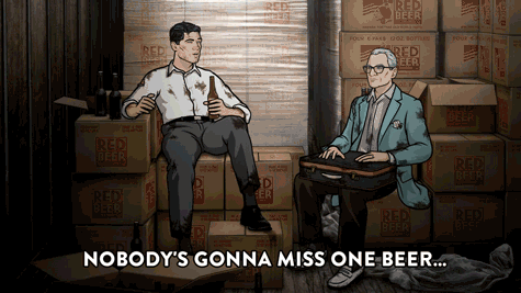 XXX comedycentral:  Chug a two-pack of Archer photo