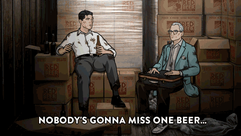 comedycentral:  Chug a two-pack of Archer tonight at 10/9c.