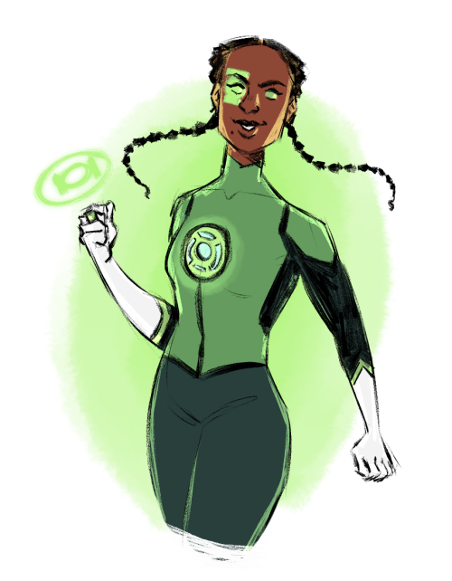 thesunwillart:i’ve been thinking about green lantern nile for a few days now thank’s to @h-yb‘s post