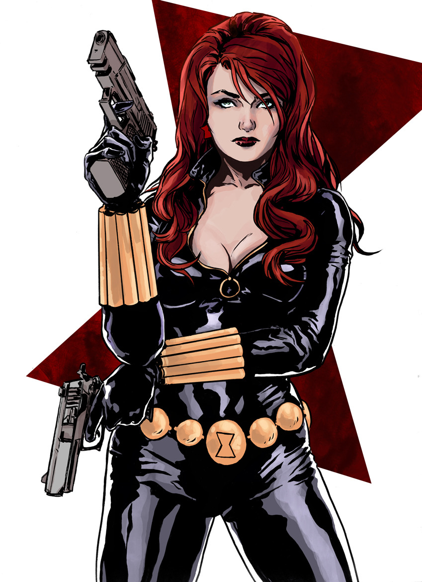 superheroes-or-whatever:  Black Widow by MarcLaming 