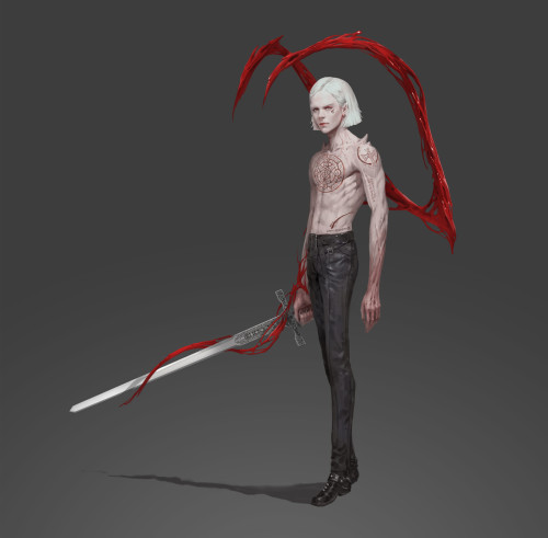 Vampire concept art Jay Choihttps://www.artstation.com/artwork/141k4G 