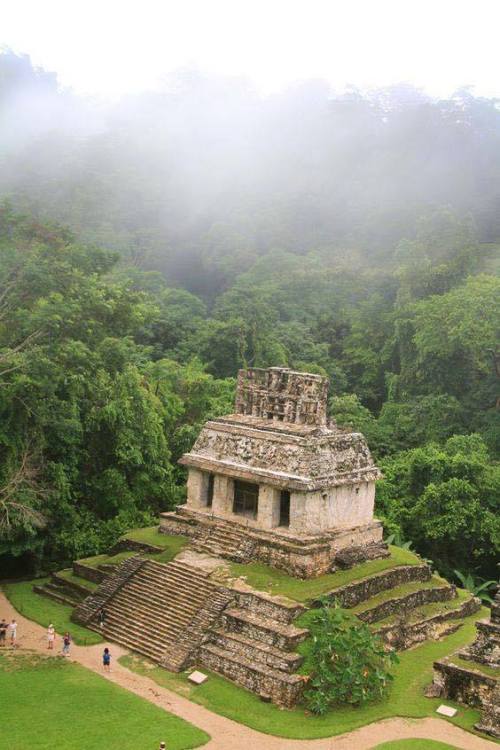 Del Sol Temple in Palenque, Mexico