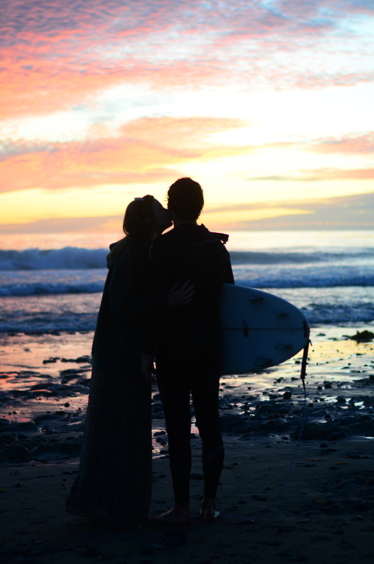 eilir:  I met this sweet couple on Sands beach in Santa Barbara. She had stood on