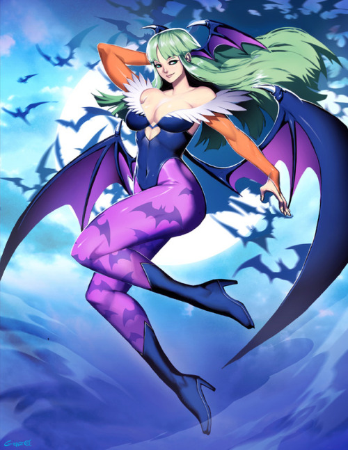 Porn Pics genzoman:An old Darkstalkers image. Love