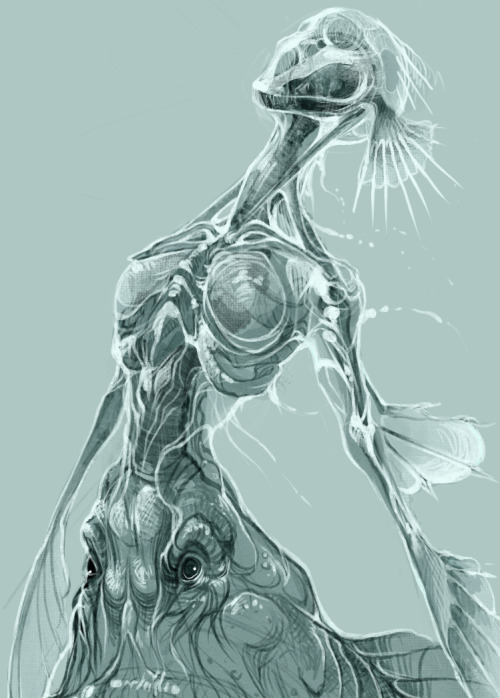 MerMay 2023 - Angler-fish Mermaid