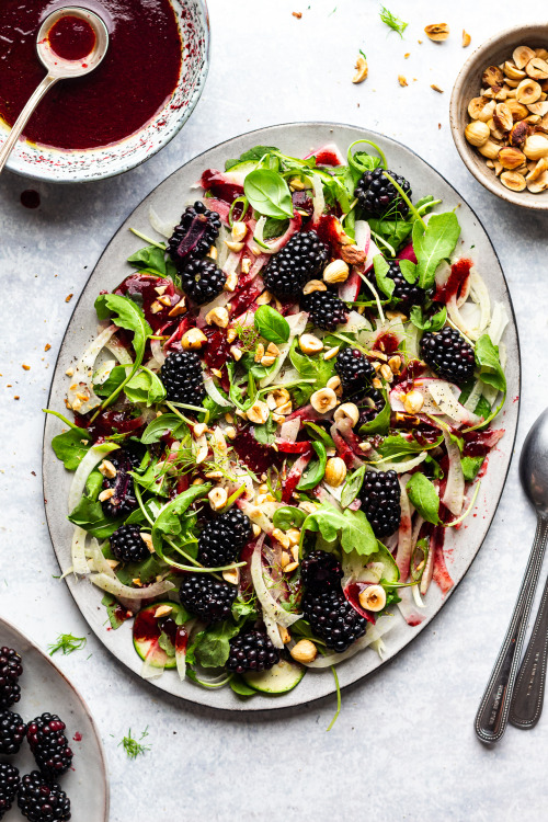 Fennel salad with blackberriesFennel salad with blackberries is a simple yet delicious union of swee