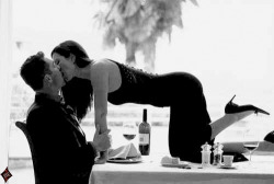 phantomshaman:  sweetnsassyhazeleyes:  inkdnready:  …😈  Forget about dinner, I want you. Right. Now.   This is my girl and my feeling about 12 days from now for the two of us… &gt;;)  Dinner may be late or ordered in ;)