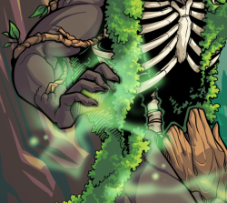 ackanime:Ooo what could possibly be going on here?Preview for my submission into @summoner-artbook. I haven’t had the chance to really draw Vel’duun (druid centaur guy with the skull) and it’d been ages since I’ve really drawn Luran, so when the