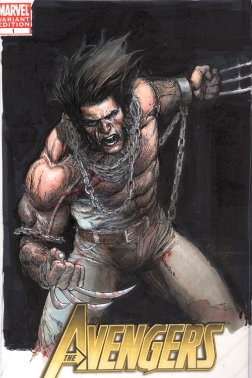 leinilyu:  My only full color sketch cover art around. 2011