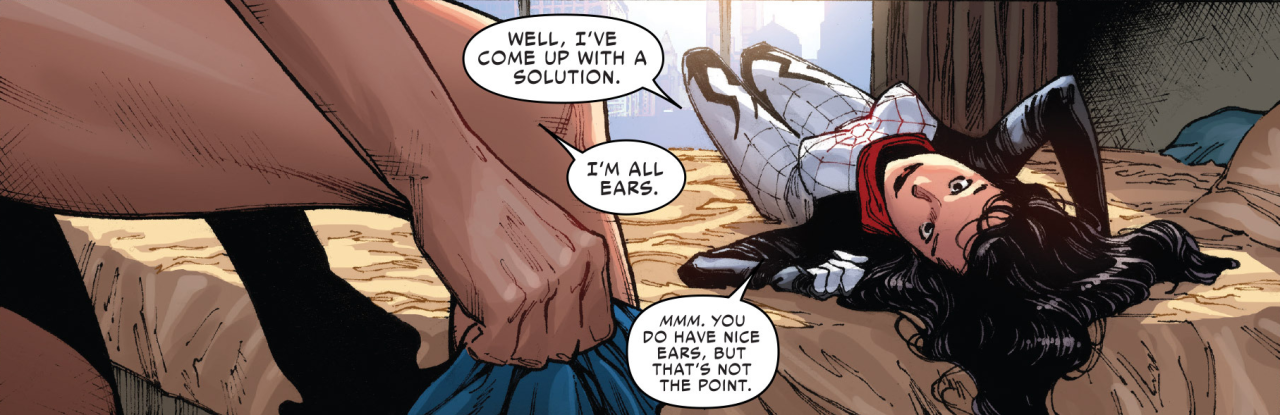 superhodie: Peter and Cindy Moon  Amazing Spider-Man #9  