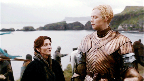asbraveasrobb:Favorite Relationships: Catelyn Tully & Brienne of Tarth (1/?)Someday you must sin