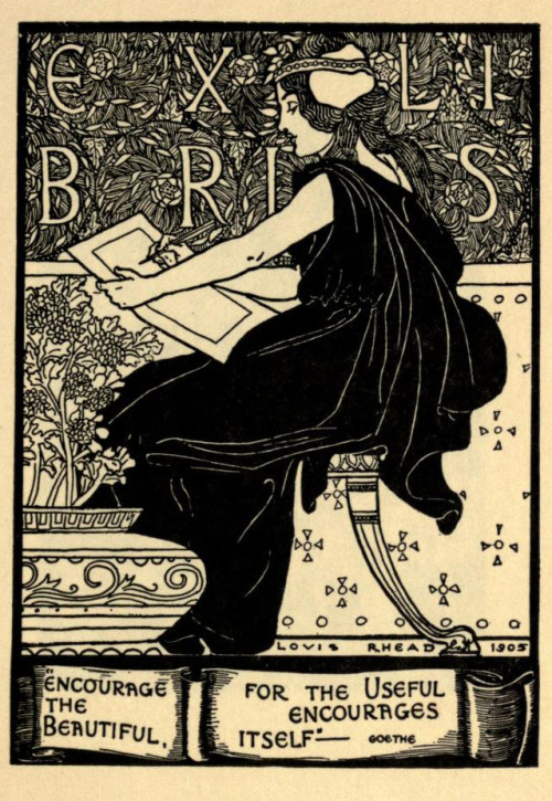 geisterseher:  Louis Rhead, A collection of book plate designs (1907)