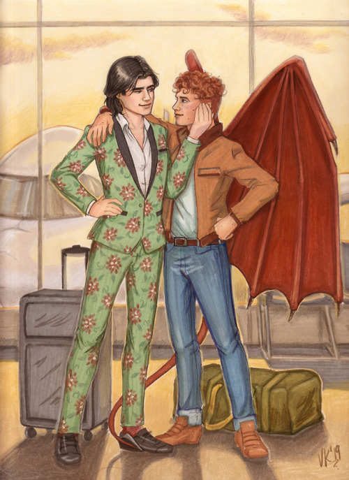 vkelleyart: AMERICA OR BUST, BABY.  Wayward Son is coming in just a handful of short months! Th