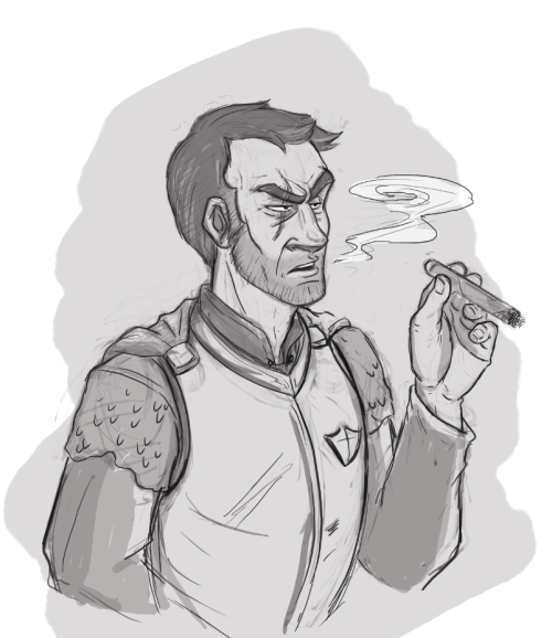 amandaishighlypredictable:I have a different design for Vimes every 6 months. None of them are parti