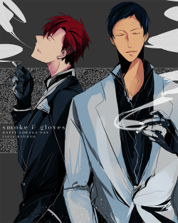 kyunyo:  unkypunkyfunky-deactivated20151:  &ldquo;Coming to mourn the target? You’ve gone soft, Aomine. It’s almost disgusting…&rdquo; &ldquo;Hardly. Just tying loose ends, that’s all.&rdquo;  Always need a hitman!AU, yes. ^q^ They are such ojiisans… 