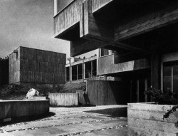 fuckyeahbrutalism:  Crédit Mutuel Training Center of Alsace and Lorraine, Bischenberg, France, 1970 (Atelier UA-5) 