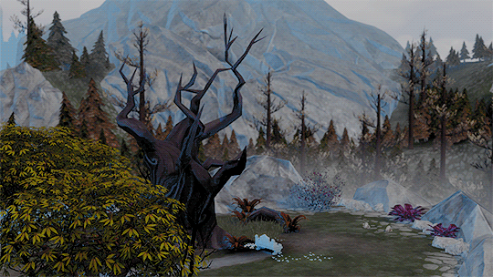 bolina: the sims 4 scenery → forgotten hollow