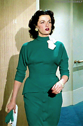 vintagegifsdaily: Dorothy Shaw + outfits.↳ Gentlemen Prefer Blondes (1953); dir. Howard Hawks